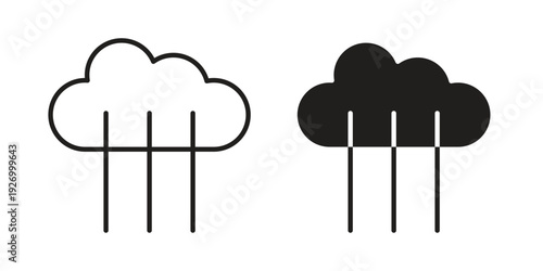 Steam icon vector on trendy design. Outline vector stock illustration.