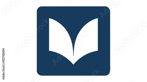 An open book icon symbolizing knowledge and learning