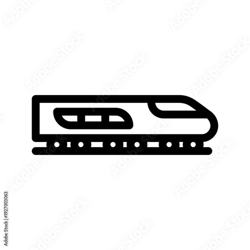 Train line icon illustration by Transport icon set