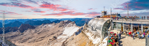 Panel kuchenny z motywem Zugspitze, Gipfel, Grainau, Deutschland 