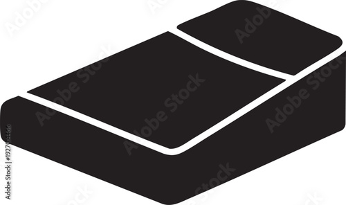 Mobile phone on white background with technology and office items