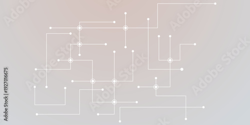 Pastel Gradient Circuit Lines – Minimal Abstract Tech Network Wallpaper BG