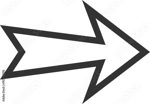 A minimalist dark gray arrow graphic pointing to the right on a black background, suitable for directional cues or navigation elements