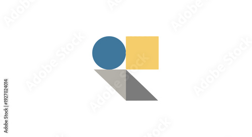 Free Download Geometric Shapes with Shadows and Colors. - GFXLoad