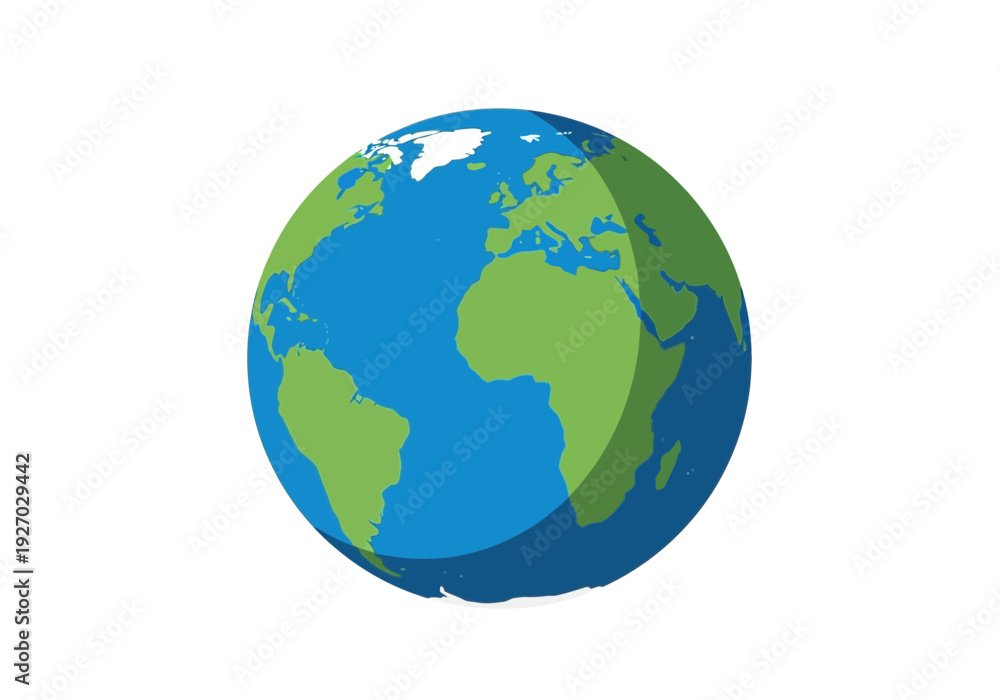 Obraz premium Earth globe illustration