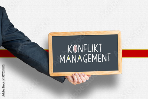 Fotografie Konfliktmanagement, Kreidetafel