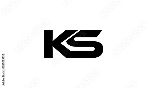 KS initial letters logo or KS monogram