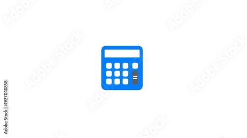 Old Calculator Icon Animated