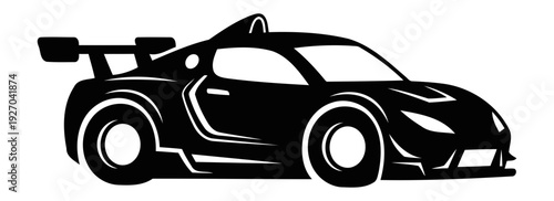 sports racecar vector 