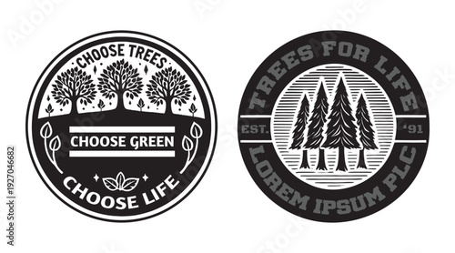 Trees for Life - Planting a Greener Future Badges