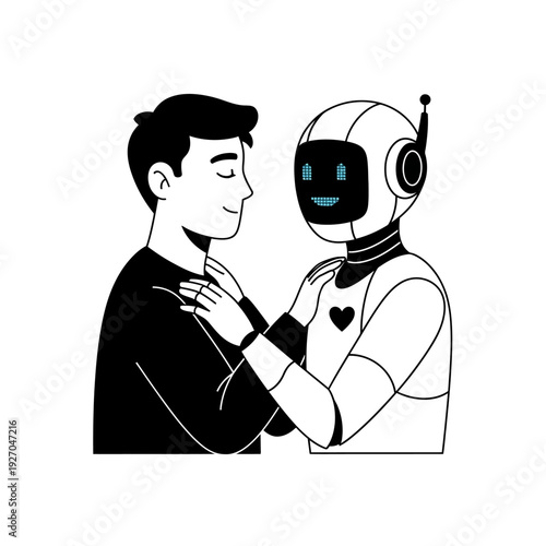 Human and Robot Friendship: AI and Humanity Connection