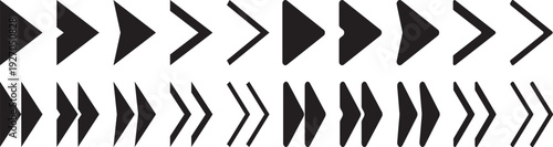 Geometric pattern with black and white chevrons and vertical lines