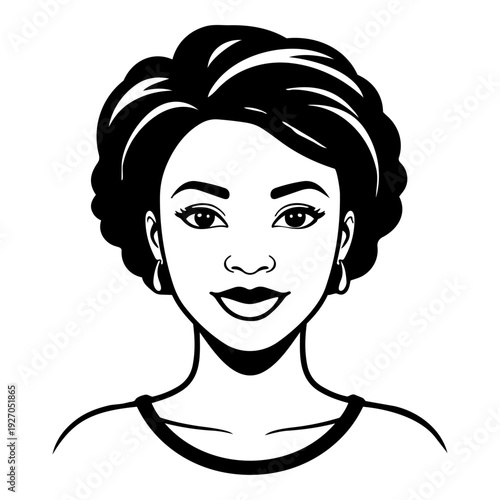 Professional African American Black Woman Portrait