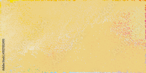 Abstract watercolor background with warm yellow and orange hues