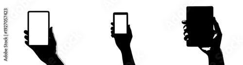 Ephemeral Moments: A Silhouette of a Tablet