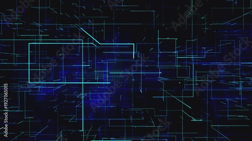 Abstract digital structure. Computer generated 3d render