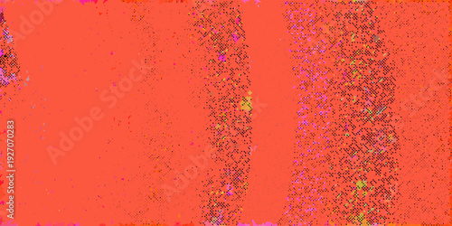 Abstract digital art with vertical lines of colorful speckled gradients