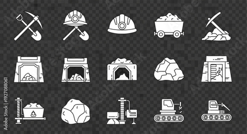 Mining equipment and tools for extracting resources from the earth.
