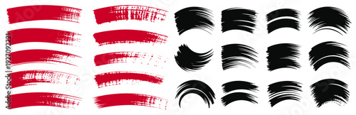 Vector Collection of 20+ Black Brushstroke Textures on PNG Background, Black Brushstroke Vector, Brushstroke Texture, Flat Vector Illustration, White Background Design, Minimalist Brushstroke, Art