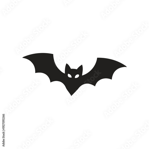 Bat Flying Silhouette Horror Concept
