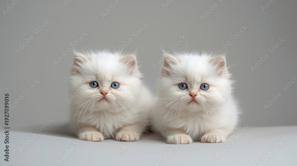 Fototapeta premium two little kittens
