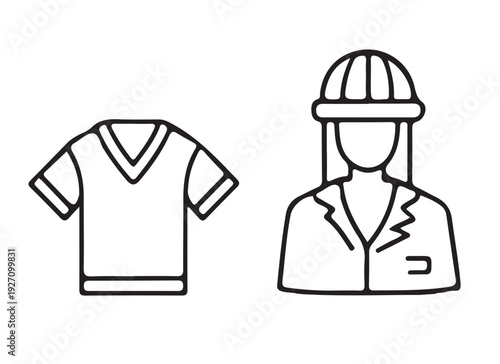 Fire service icon set: premium editable line icons for web and apps Vector