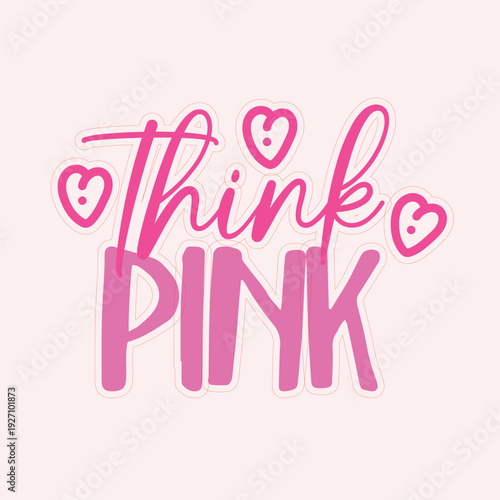 Breast cancer awareness calligraphy text emblems with pink ribbons. Breast cancer awareness text quote collection. Breast cancer awareness month typography