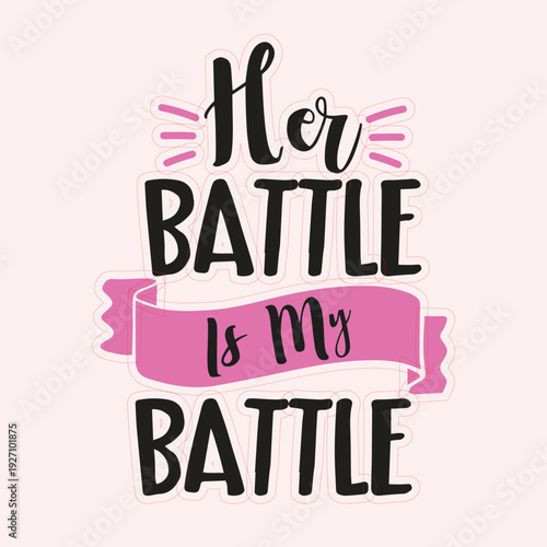 Breast cancer awareness calligraphy text emblems with pink ribbons. Breast cancer awareness text quote collection. Breast cancer awareness month typography