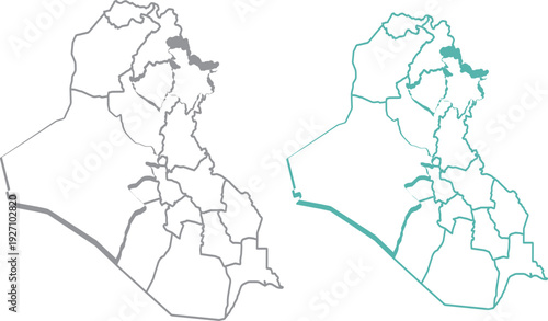 map of iraq