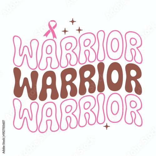 Breast cancer awareness calligraphy text emblems with pink ribbons. Breast cancer awareness text quote collection. Breast cancer awareness month typography