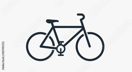 Bicycle line icon