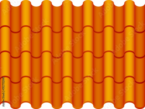 Wavy slate roof material. Housetop surface pattern