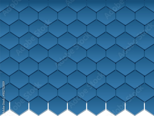 Blue ceramic roof tiling. Slate surface pattern