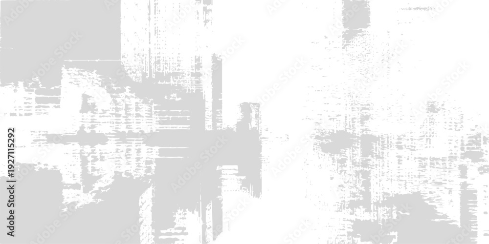 Obraz premium High-key abstract city skyline silhouette with architectural sketches and urban construction elements on white backdrop