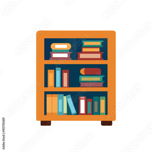 bookshelf with books