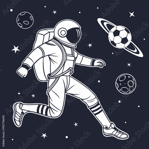 astronaut on the moon