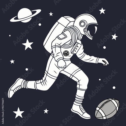 astronaut on the moon