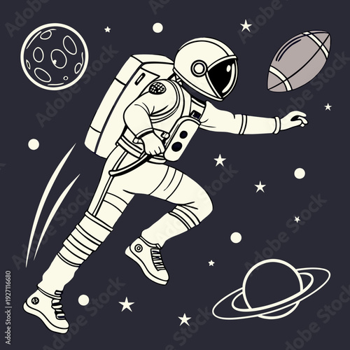 astronaut in space