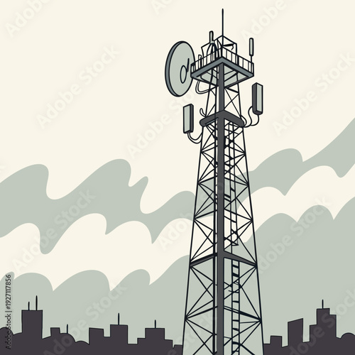 Heavy Communication Tower