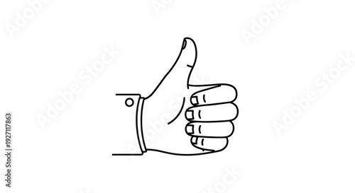 Thumbs up hand icon