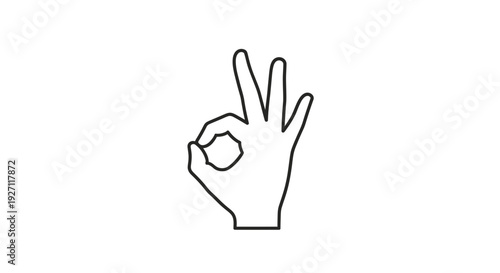 Hand gesture icon