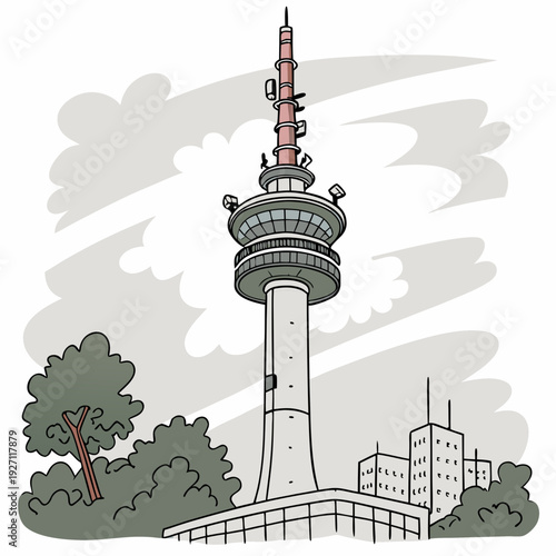 Heavy Communication Tower