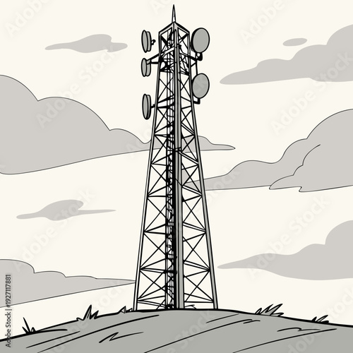 Heavy Communication Tower