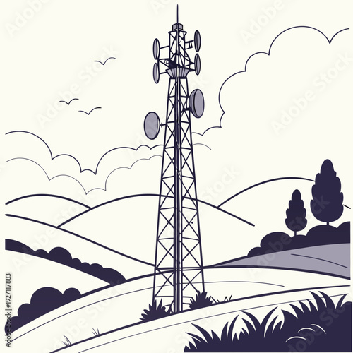 Heavy Communication Tower