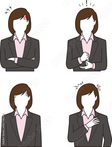 若い女性ビジネスマン④