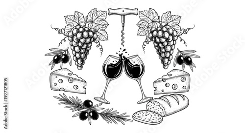 Artisanal Wine and Charcuterie Gourmet Collection