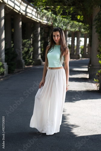 bride in white dress