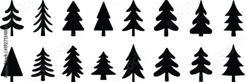 Collection of three black fire flame silhouettes isolated on white background for bonfire heat energy and danger warning sign design