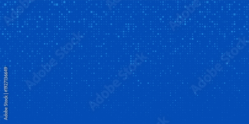 Blue Tech Finance Fintech Background Abstract Pixel Pattern. Abstract Business