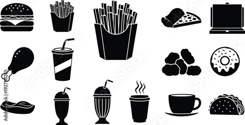 Food and beverage icons